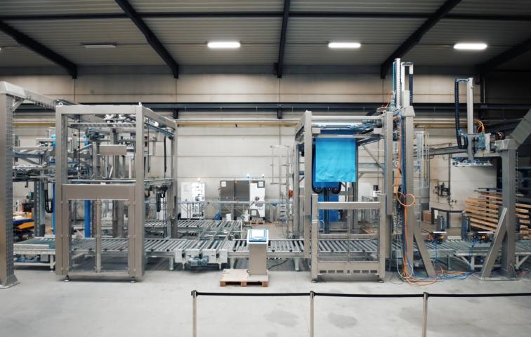 Octabine line Pattyn Bulk Packaging demo event